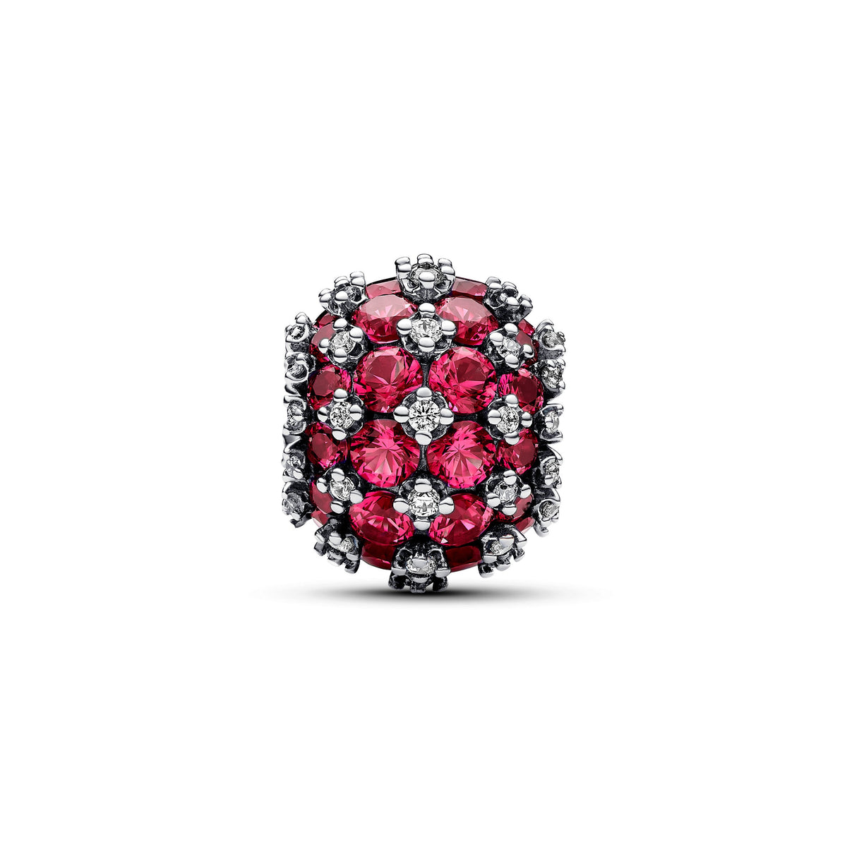 Sparkling Pavé Round Pink Charm