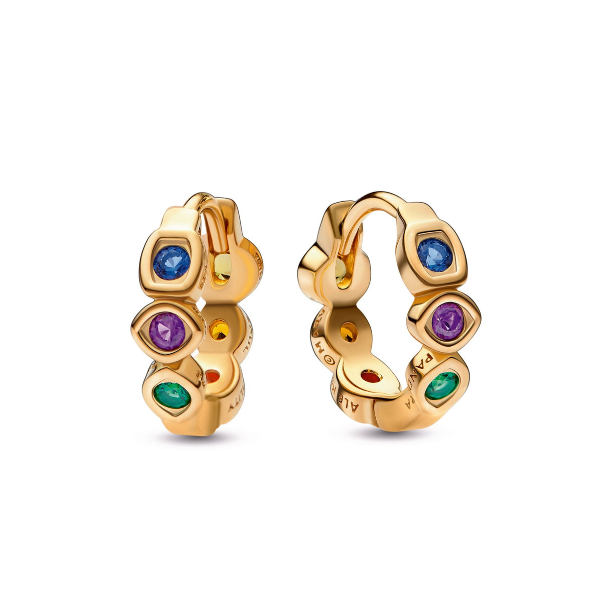 Marvel The Avengers Infinity Stones Hoop Earrings