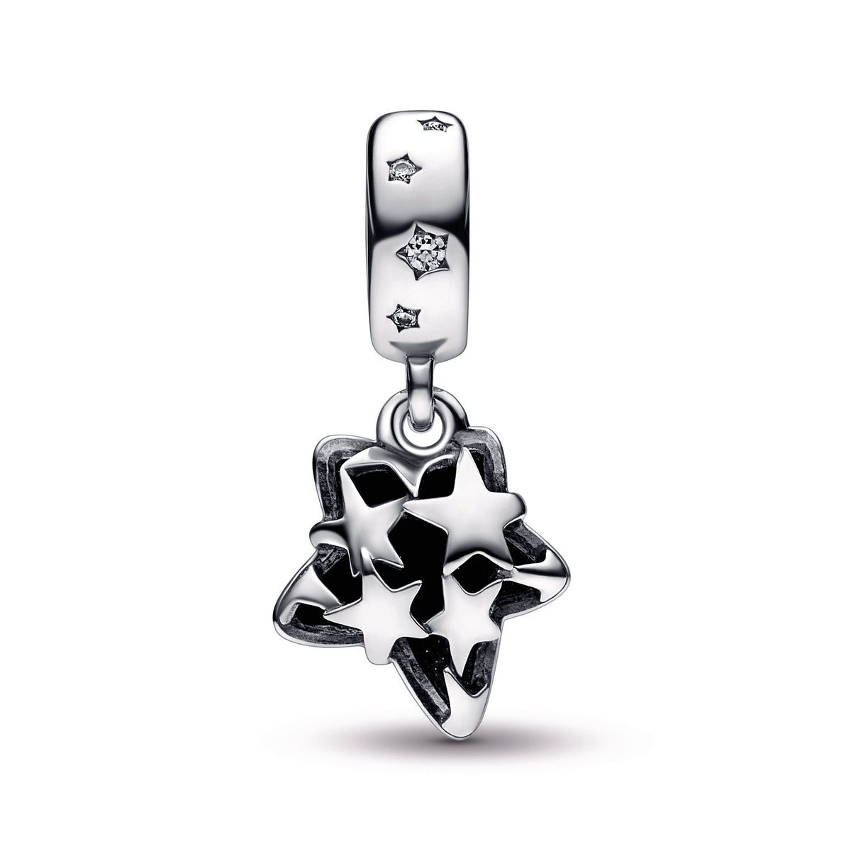 Celestial Galaxy Star Murano Dangle Charm