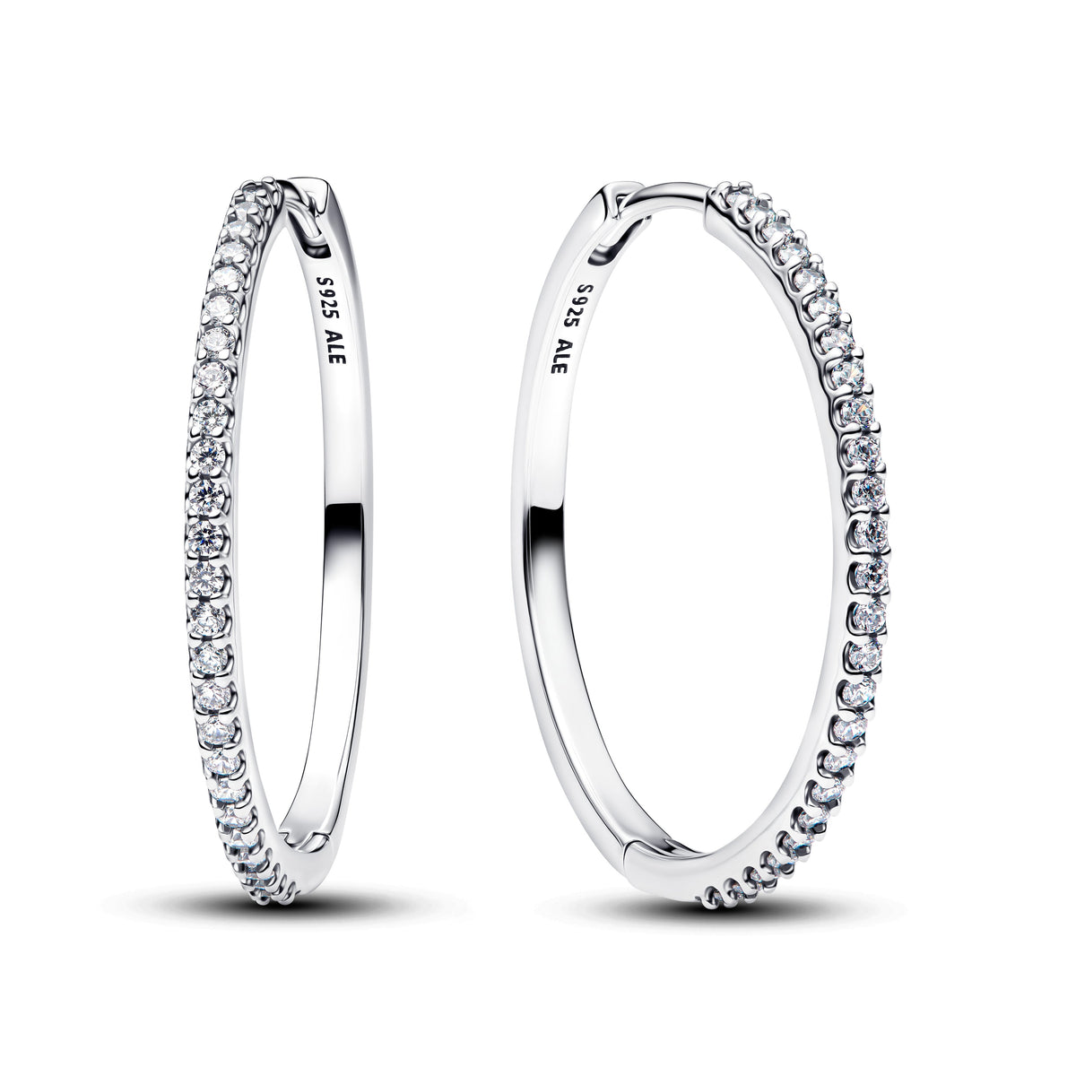 Sparkling Hoop Earrings
