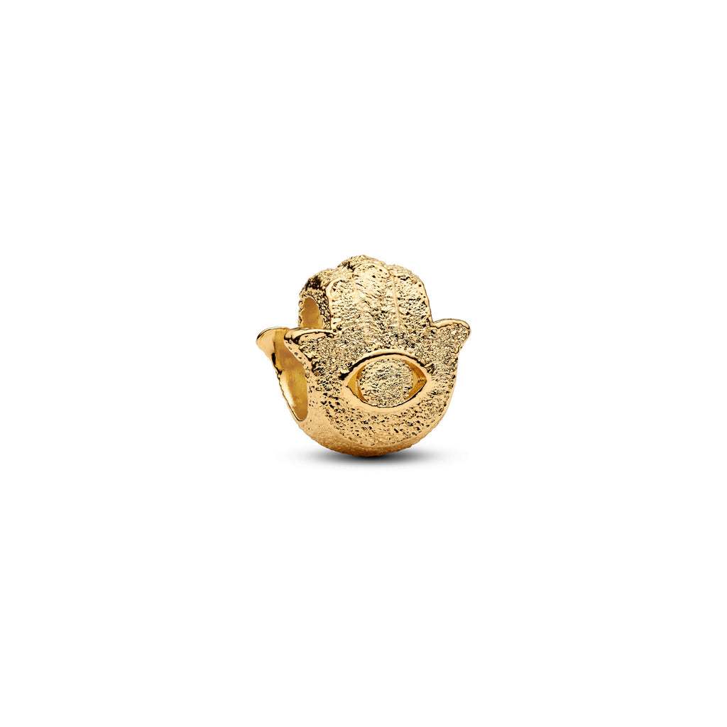 Textured Hamsa Hand Mini Charm