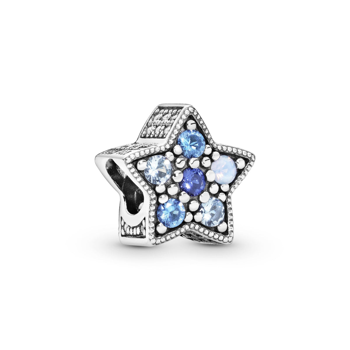 Bright Blue Star Charm