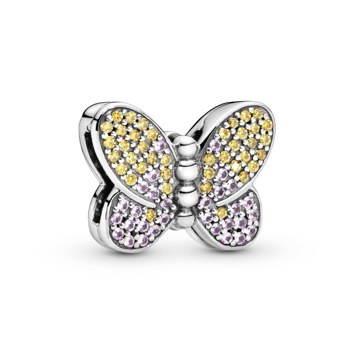 Pavé Butterfly Clip Charm