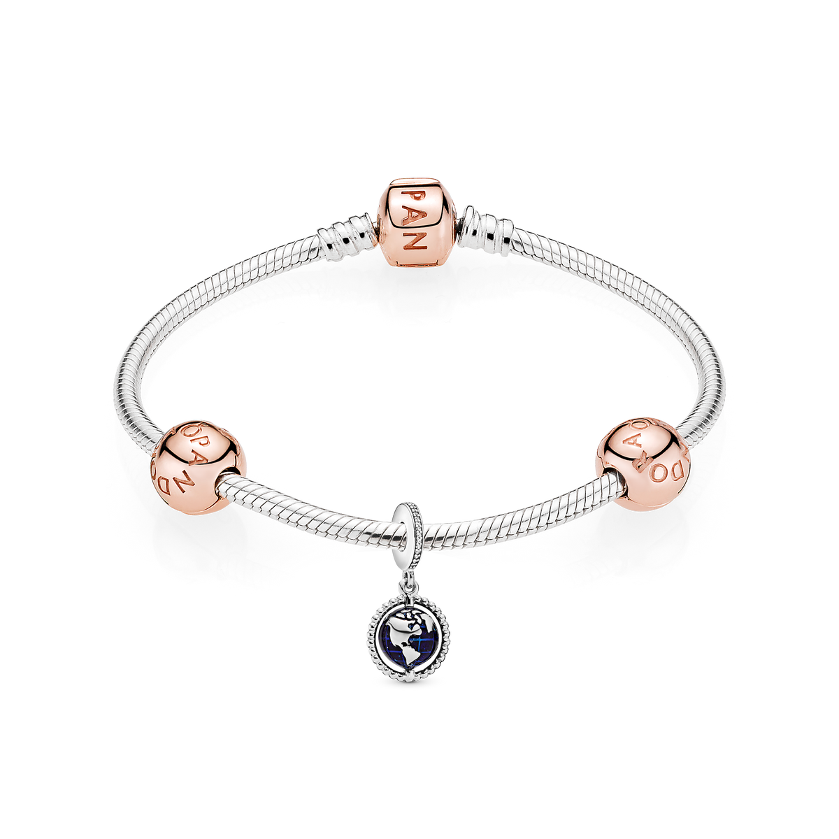 Travel the World Bracelet and Charms Set